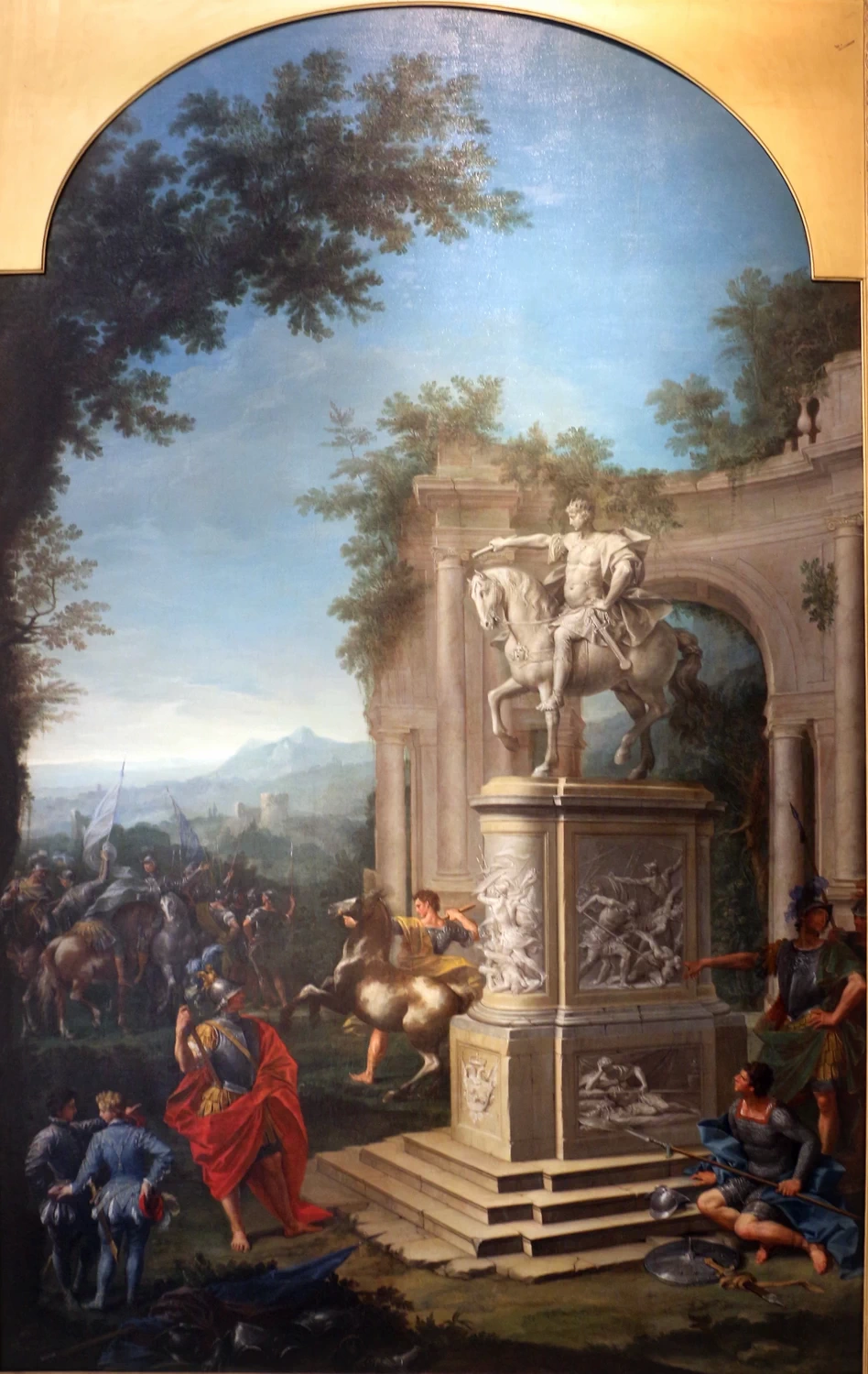 Tomba allegorica di John Churchill, duca di Marlborough, 1729 - Pinacoteca Nazionale di Bologna